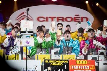 Final del concurso de murgas del Carnaval capitalino de 2019 (Foto TA)